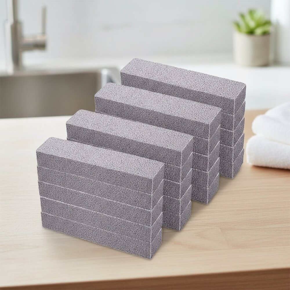 30 Pack Pumice Stones for‎ Toilet Bowl Cleaning Scouring Pad Pumice Stick